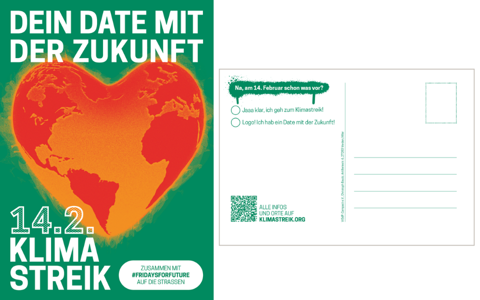 Werbemittel zum Klimastreik