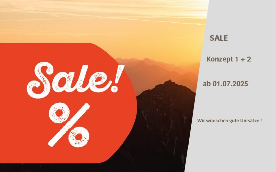Neues SALE Konzept ab dem 01.07.2025